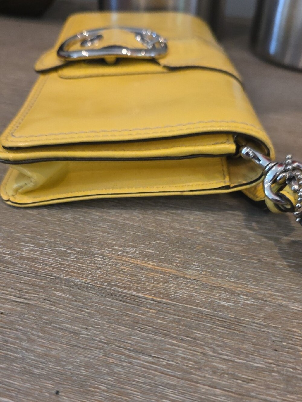 Coach Yellow Bleecker Clutch - Picture 8 of 9